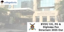 BVDU UG PG Diploma Fee Structure 2025 Out